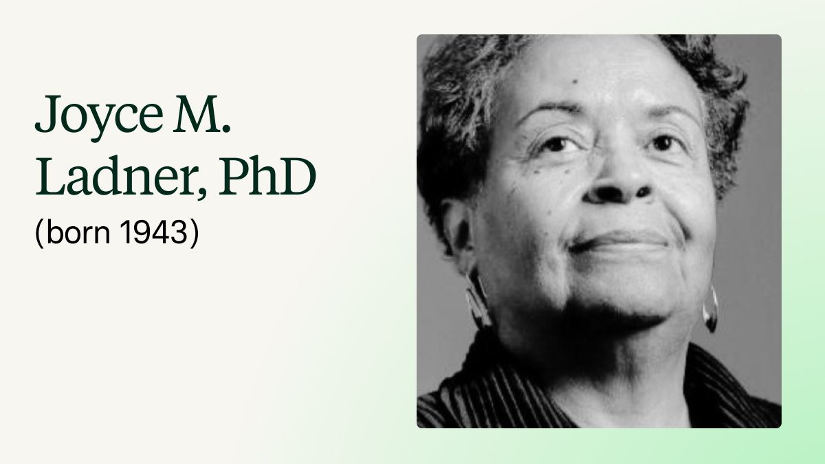 Joyce M. Ladner, PhD