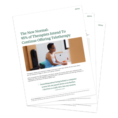 Alma's Teletherapy Survey Findings