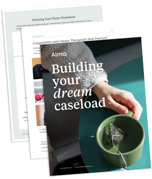 Preview of Building Your Dream Caseload pdf