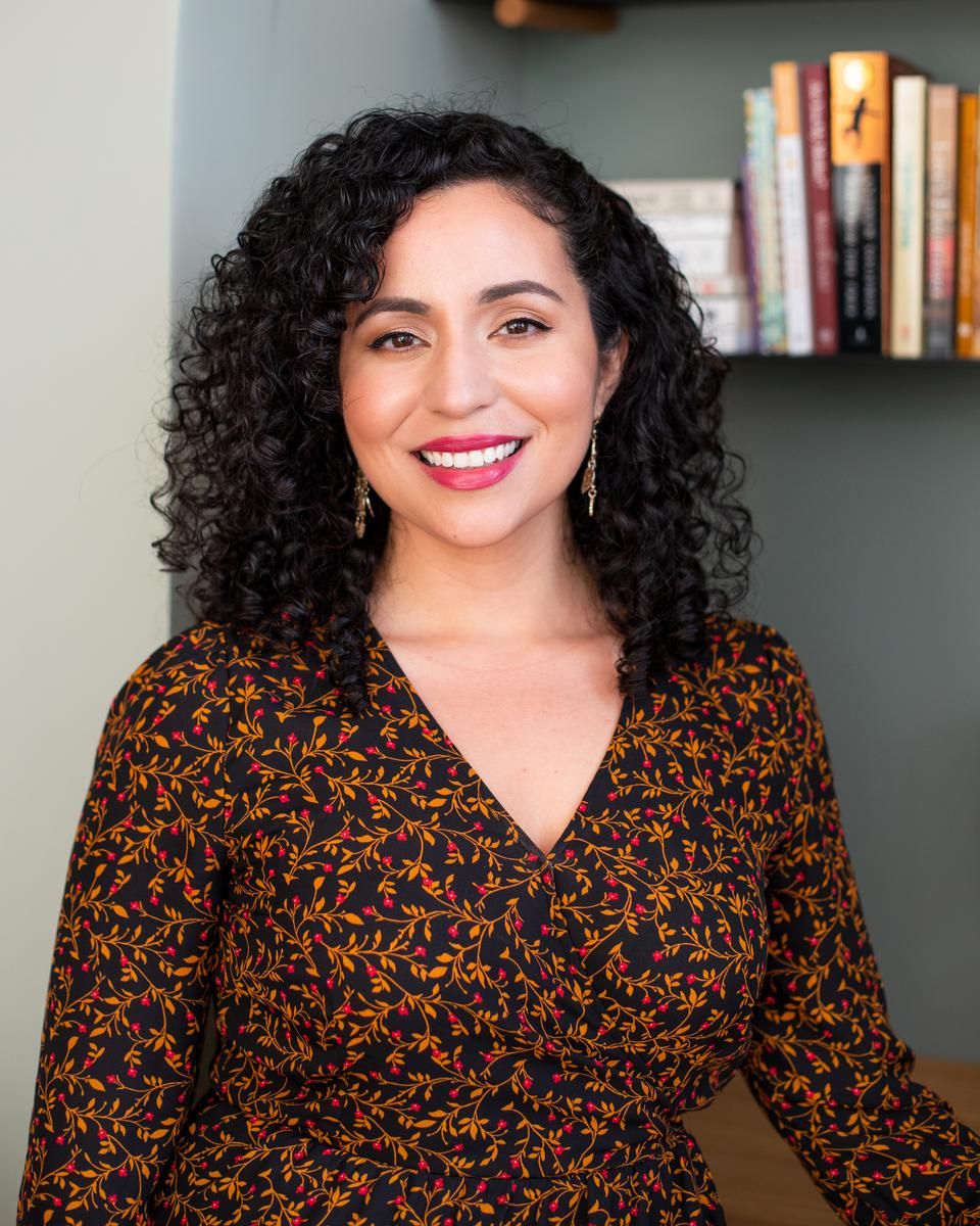 Latinx therapist Raquel Carrasquillo, photographed at the headquarters of Alma; an online directory for finding mental health care.