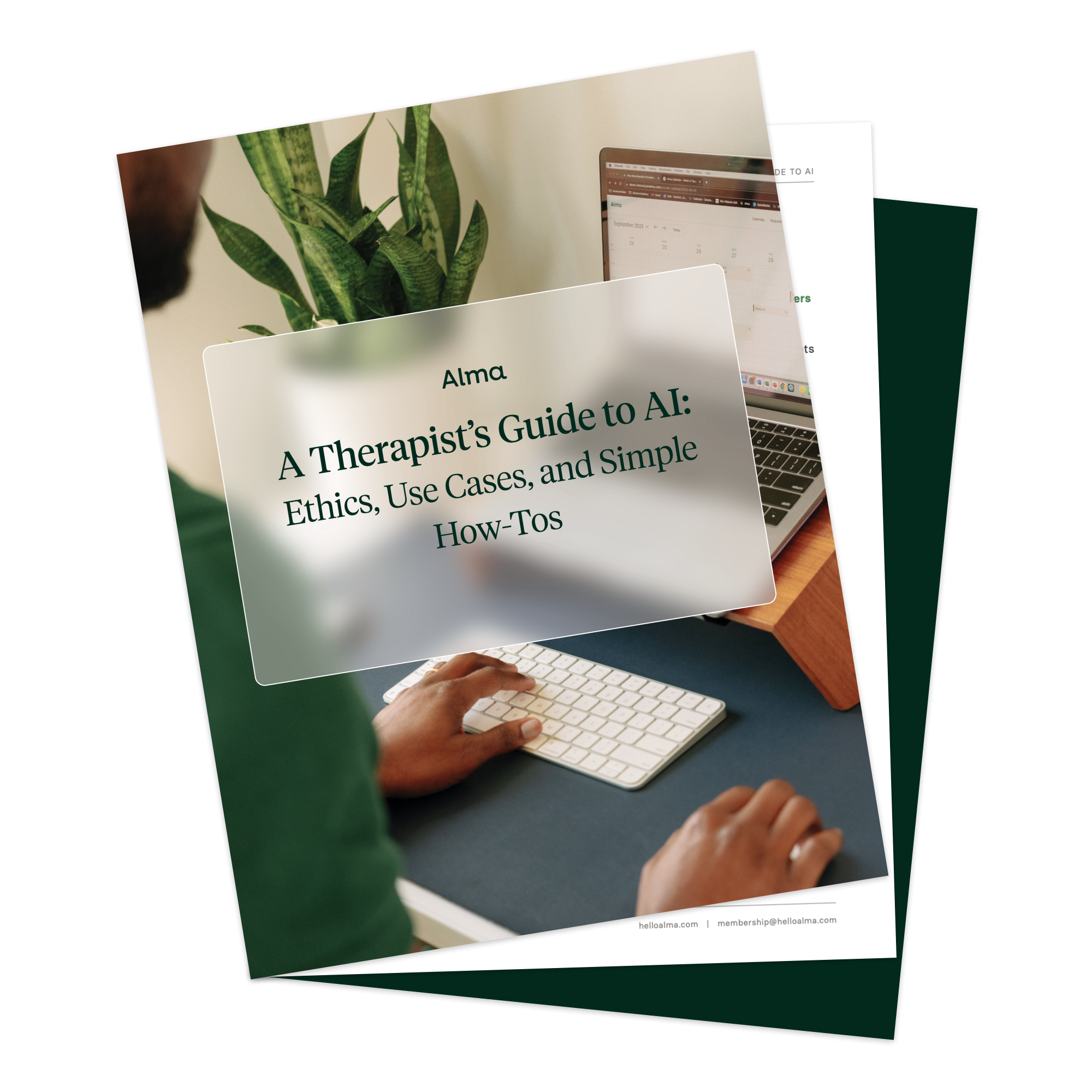Cover art for A therapist's guide to AI PDF
