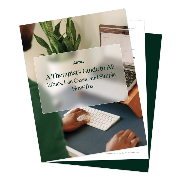 Cover art for A therapist's guide to AI PDF