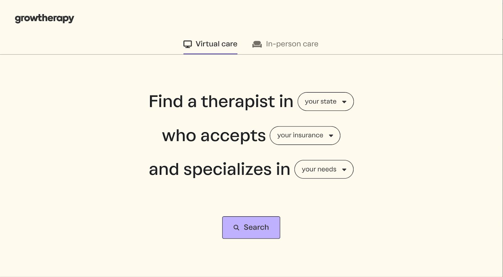 Grow Therapy screenshot