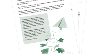 Introduction page from Alma's "Build Your Presence Online" mental health clinician guide.