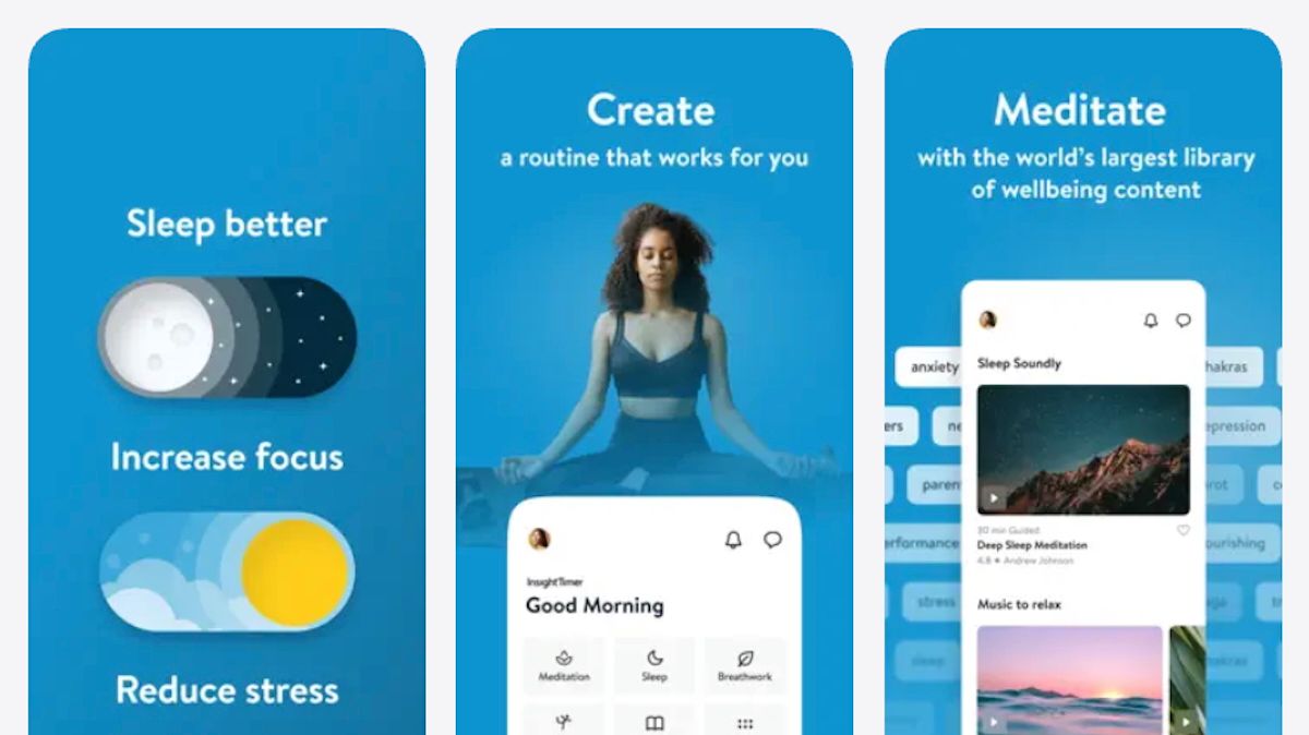 Insight Timer mindfulness app screenshot