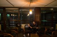 Brussels firefighter playing guitar during a break | DER GREIF