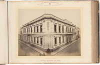 Samuel Boote, Republica Argentina, Consejo Nacional de Educacion Vistas de Escuelas Comunes (Republic of Argentina, national cultural committee, views of municipal schools), 1889, album (leather), Münchner Stadtmuseum, photography collection, Inv. Nr. FM- 83/624 | DER GREIF