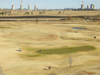 View on SASOL Secunda plant with Graceland's green, 2024 | DER GREIF