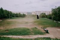 Public playground at Ciocana, newest district of build in 80s. Chisinau, Republic of Moldova. | DER GREIF