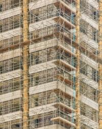 Hugh Fox, "Seeing the familiar: Scaffolding", 2024. | DER GREIF