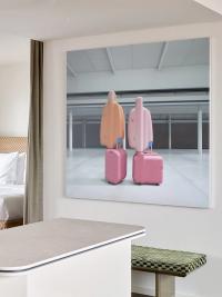 Installation view, Oliver Kartak, "Sculptures For Airports No. 01", 2023 © Jens Masmann | DER GREIF