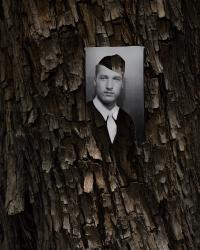 "Akuuragna/Pasadena, Huntington Library Parking Lot, (Willow Oak Bark)", 2021 | DER GREIF