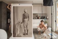 Sean Cham, "Studio (Queue)", London, United Kingdom of Great Britain and Northern Ireland, 2024 | DER GREIF