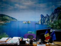 Work desk of secretary at town hall of peticeni village. Republic of Moldova | DER GREIF