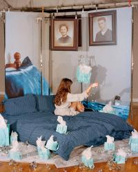 "A Girl's Best Friend?" from the series "Home Studio," Boston, MA, USA, 2024 | DER GREIF