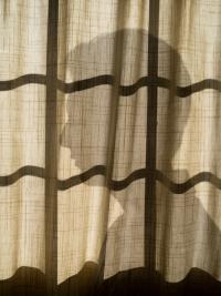 Window Curtain (Self-Portrait), 2021 | DER GREIF