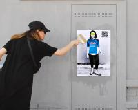 Urban intervention dedicated to Mary. | DER GREIF
