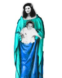 Image from "Tua Sorella": Santa Mary with Christopher as the Christ Child. | DER GREIF
