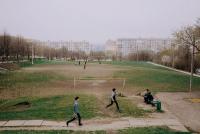 Public playground at Ciocana, newest district of build in 80s. Chisinau, Republic of Moldova. | DER GREIF
