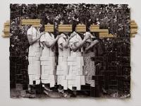 Untitled (Aunties in a Row), Archival Pigment Print and Bullrush, 2025 | DER GREIF