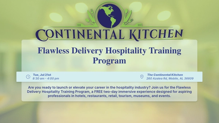 Flawless Delivery Hospitality Training Program at the Continental Kitchen