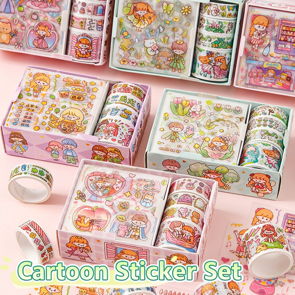 Kids Sticker and Washi Gift Box