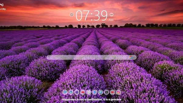 Basking in Lavender Bliss: MeaVana Chrome Extension's Lavender Field Experiences