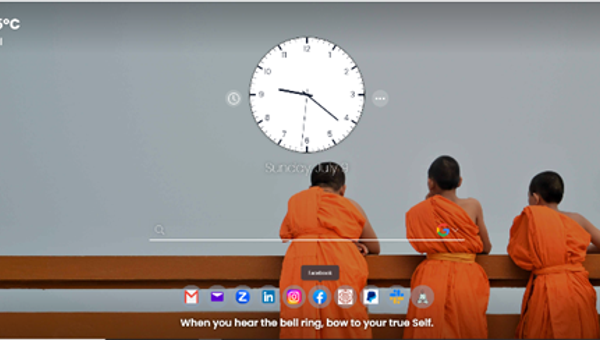 Peaceful Mind Quotes - as seen on the MeaVana "Peaceful Mind" dashboard