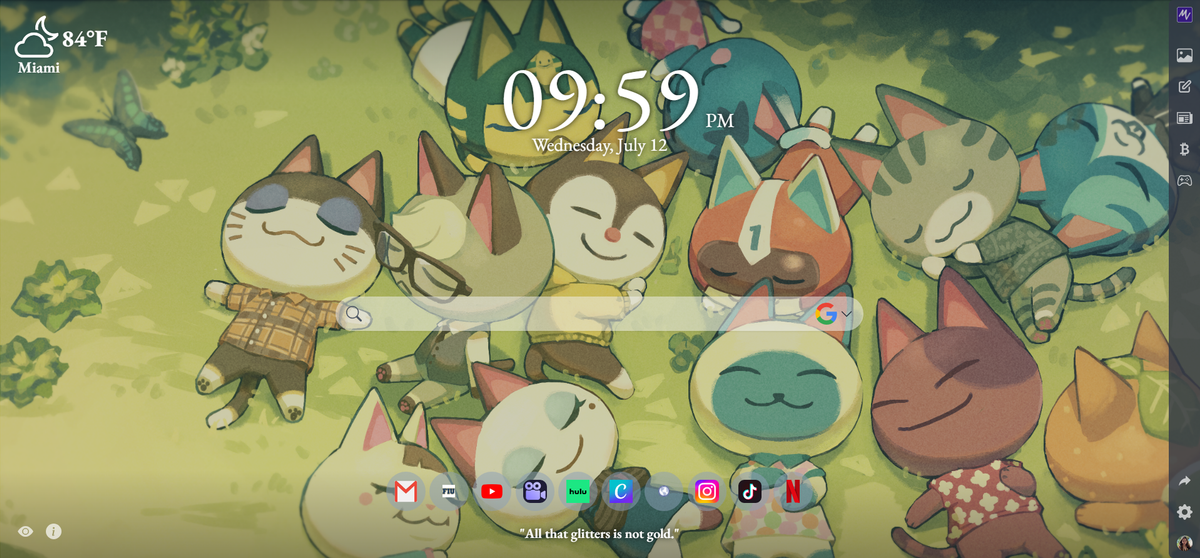 Tranquility in Animal Crossing: New Horizons