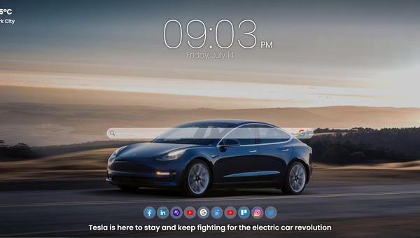 Unveiling the Beauty: Enjoying Stunning Tesla Pictures Daily with the MeaVana Chrome Extension
