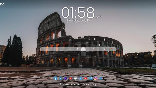 Immerse Yourself in the Eternal City: Enjoy Stunning Rome Wallpapers on the MeaVana Chrome Extension