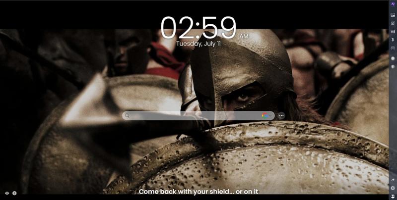 Spartan soldier on MeaVana