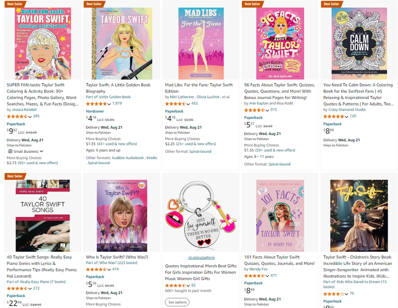 Taylor Swift Amazon Gift