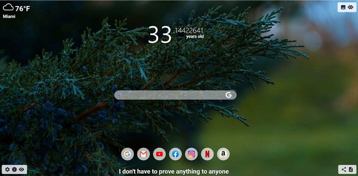 Introducing MeaVana Chrome Extension's Age Counter: Tracking Your Age to the Nanosecond