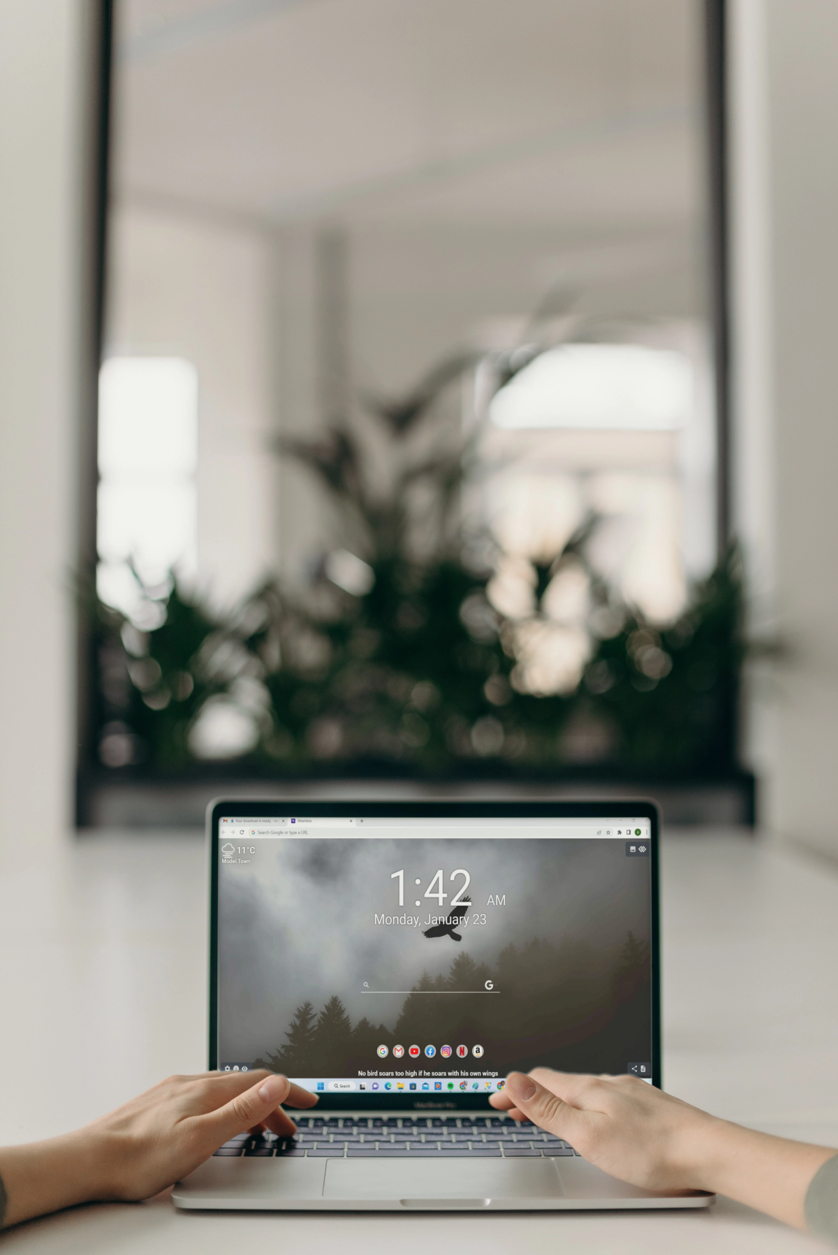 Elevate Your Workspace with MeaVana's Aesthetic Wallpapers