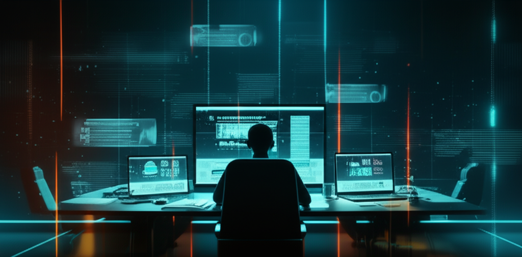 Conference room at 2am - scattered spreadsheets assembled into unified view