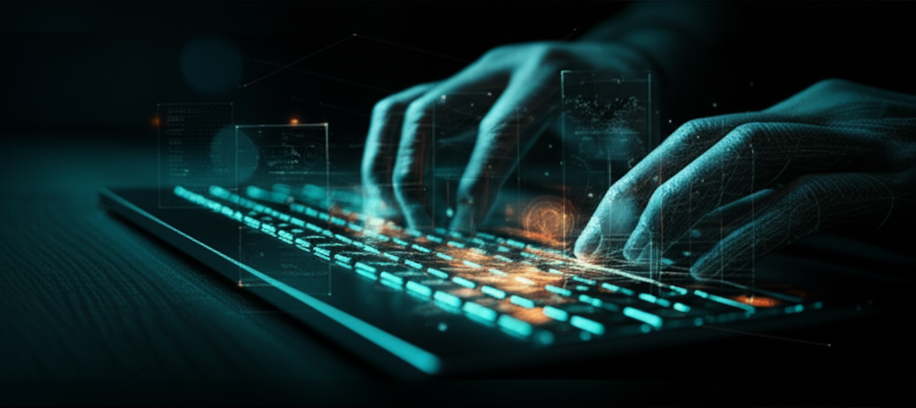 Practitioner's hands guiding someone else - depth meeting breadth