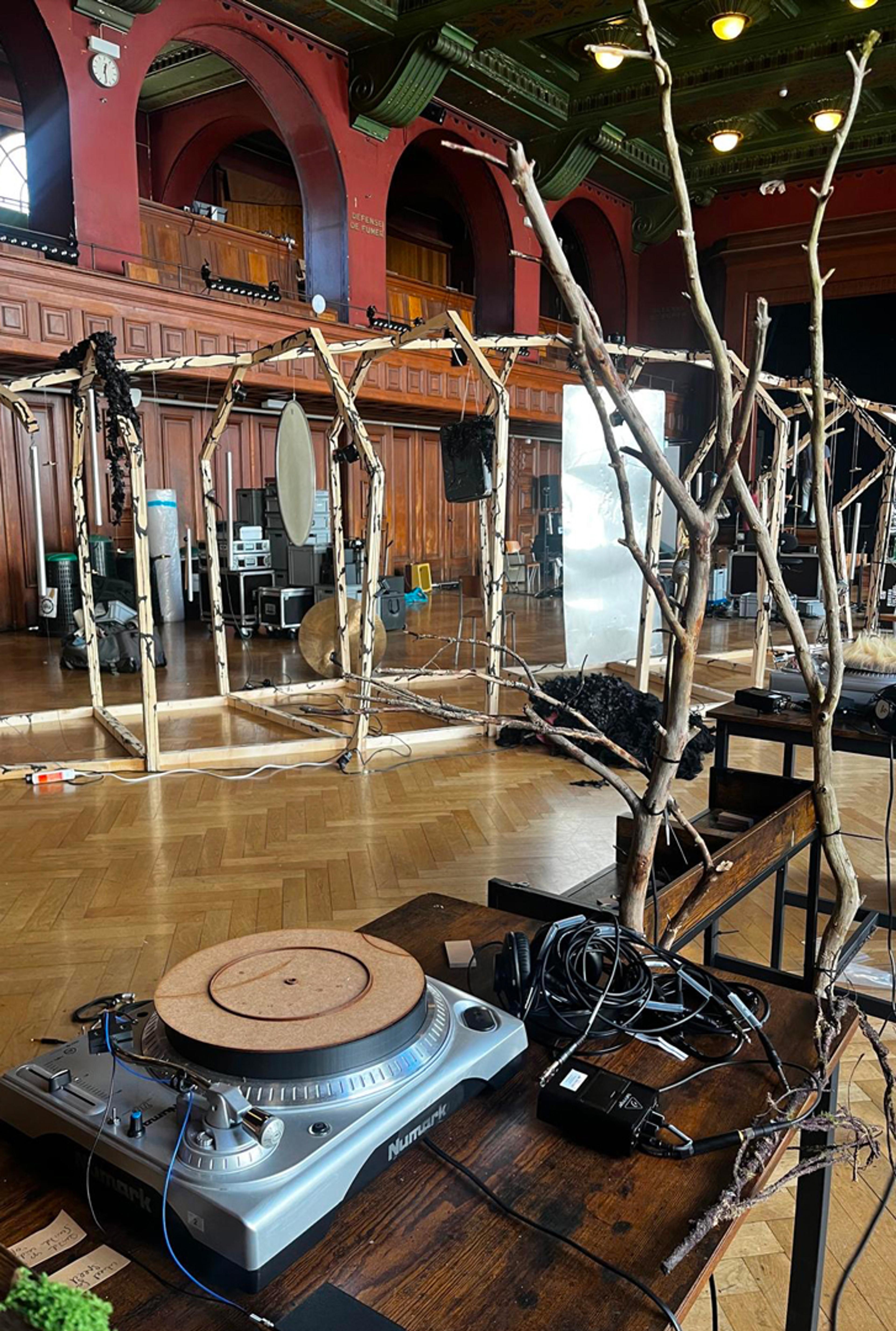 THE GAP, scenography (work in progress), Salle du Faubourg, Geneva, 2025