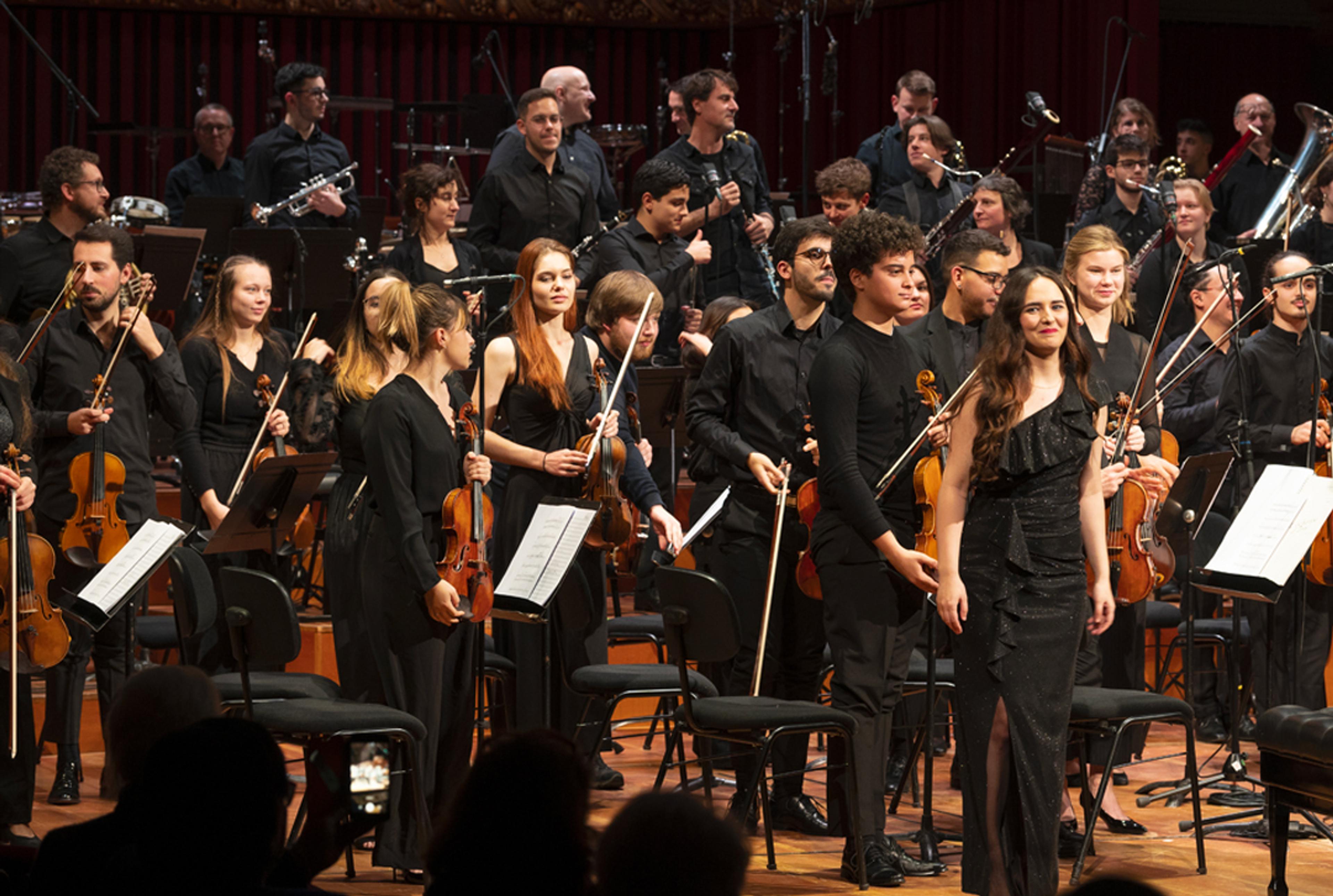 Students of the HEM, concert Hommage Éric Gaudibert, 2022, Victoria Hall © Carole Parodi