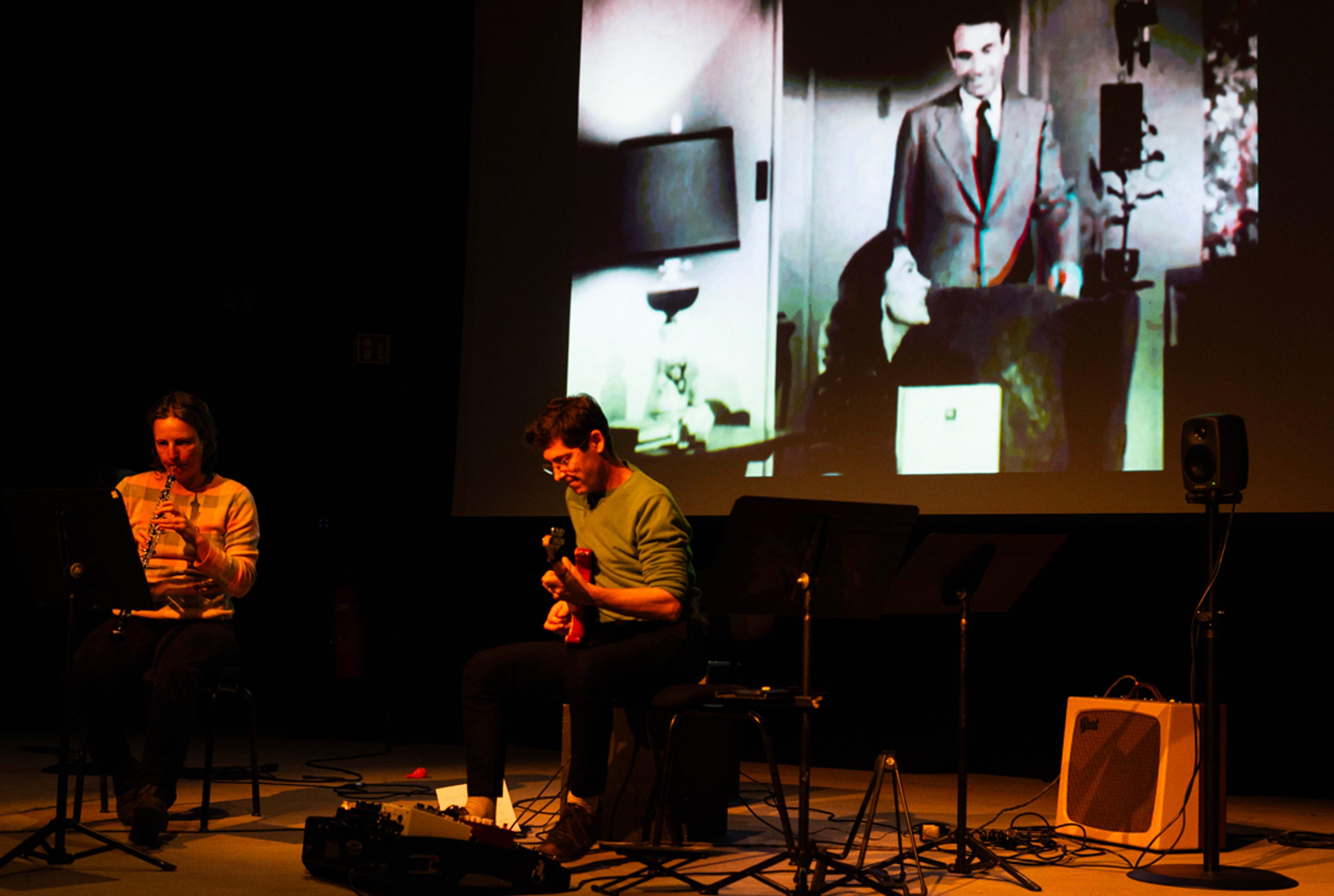 Concert Grand écart, Valentine Collet et Simon Aeschimann ©Morgane Meys