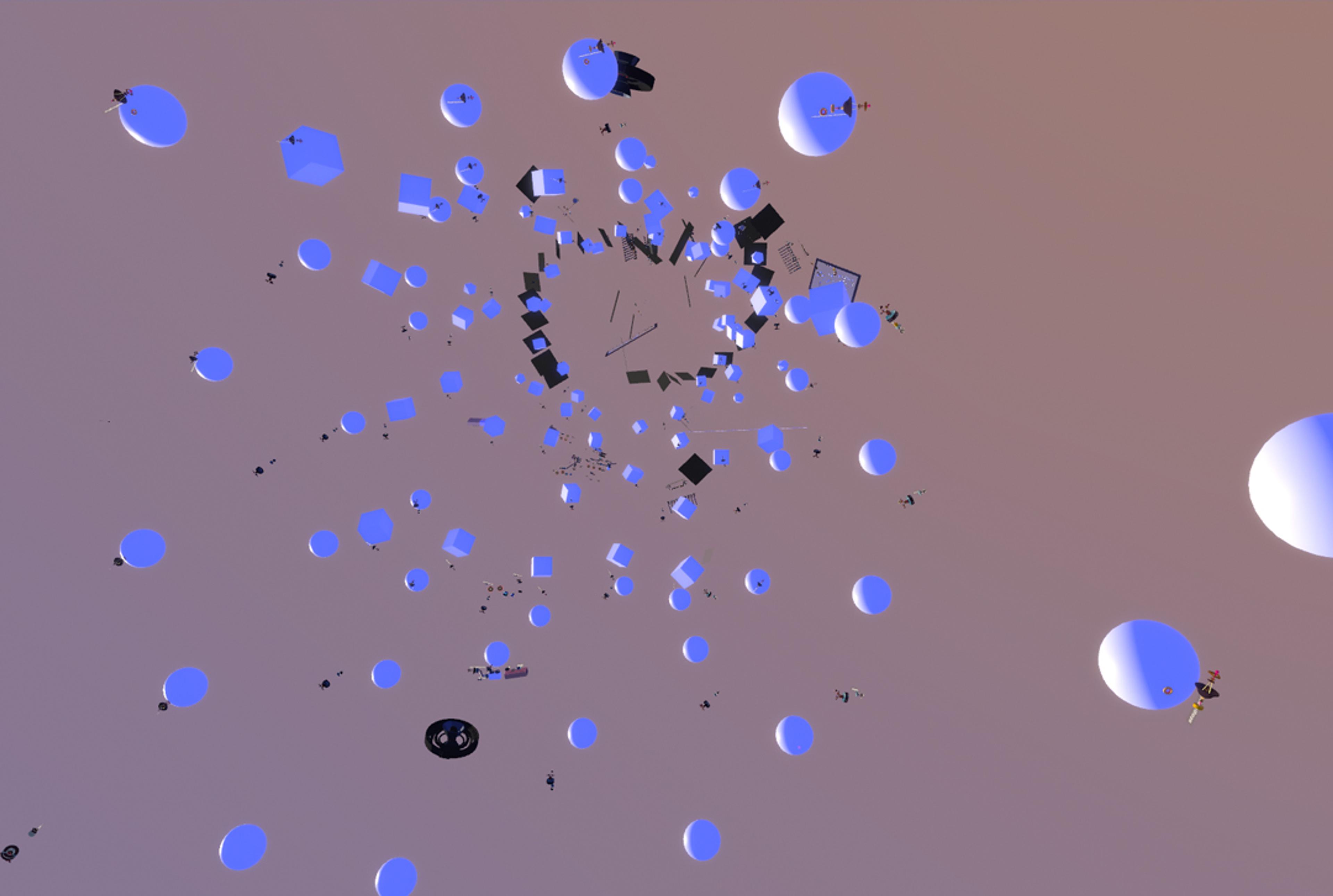 Extrait LOCUS SOLUS, Raphaël Raccuia et Nicolas Carrel, œuvre VR avec instruments live