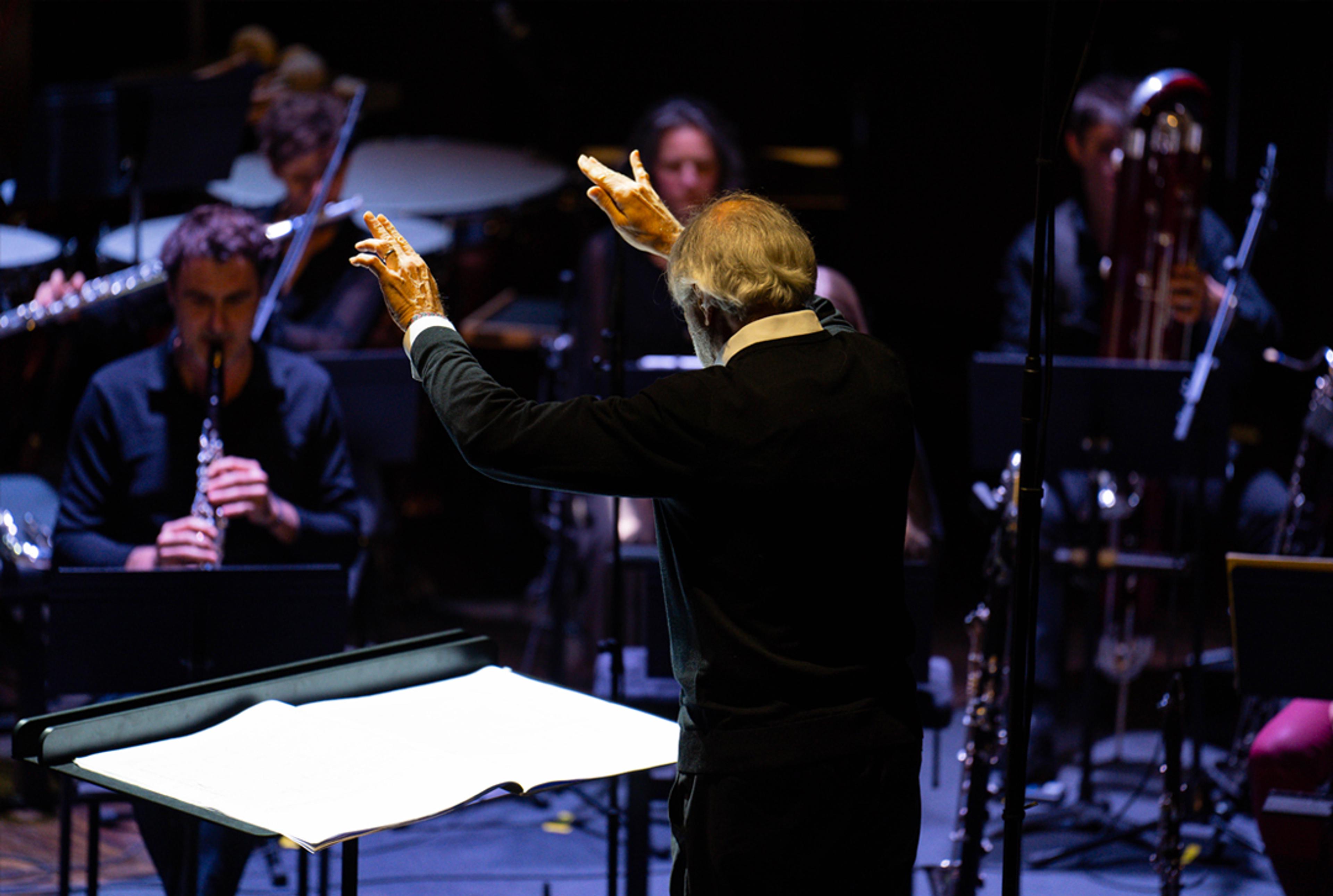 Emilio Pomarico, concert Huber, Nono et Holliger, 2024 © Morgane Meys