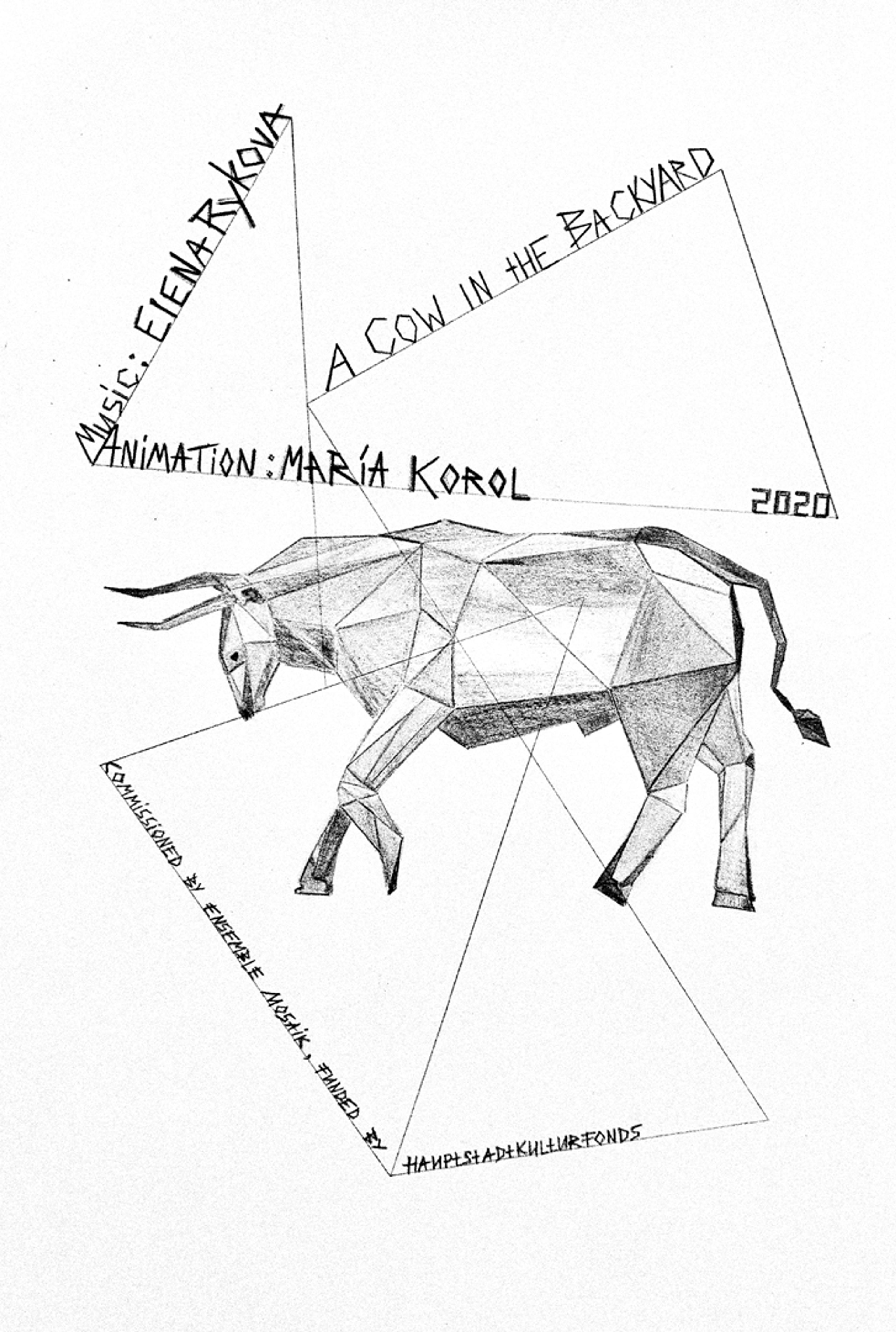 Elena Rykova et María Korol_A Cow in the Backyard (Score) ©Elena Rykova