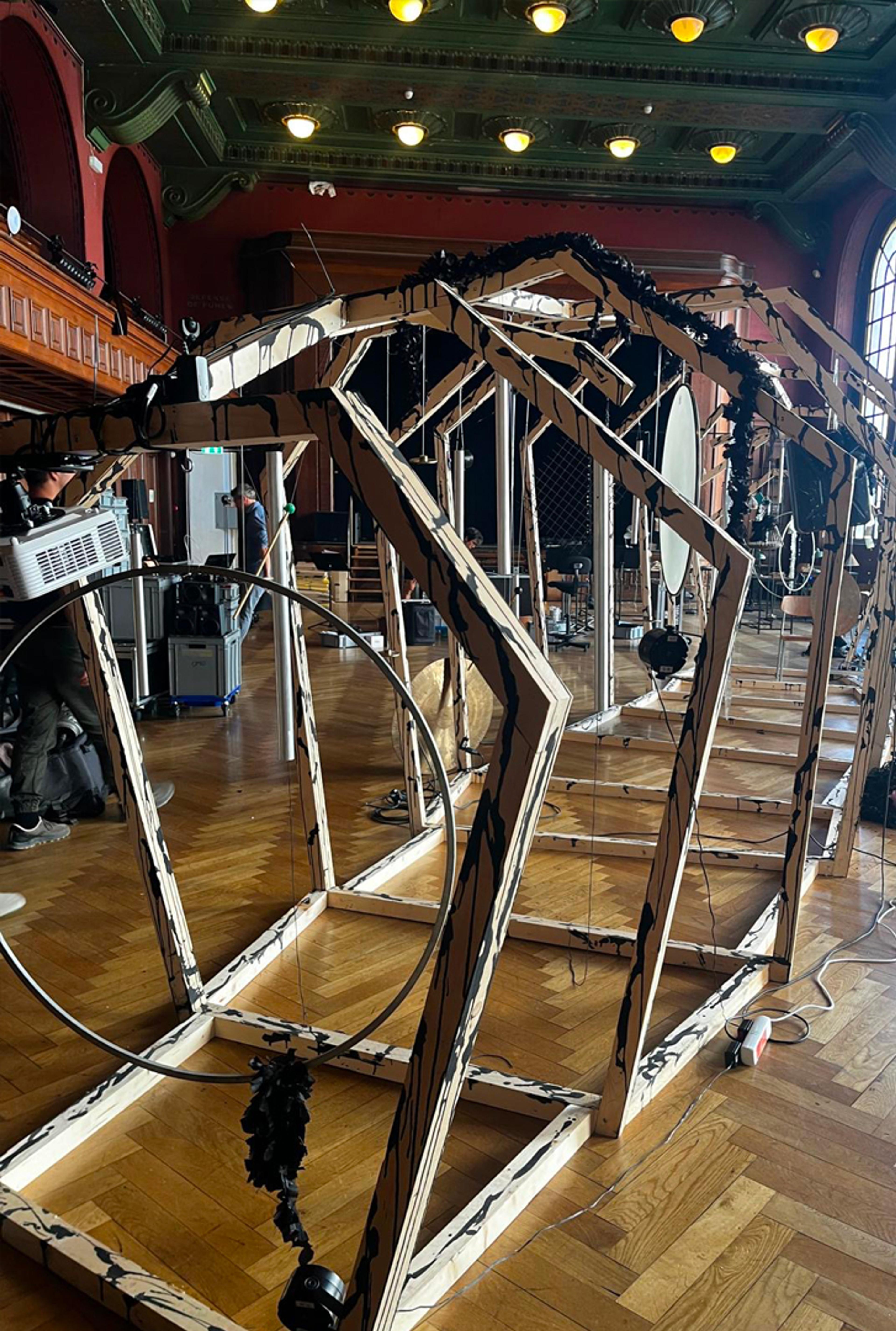 THE GAP, scenography (work in progress), Salle du Faubourg, Geneva, 2025
