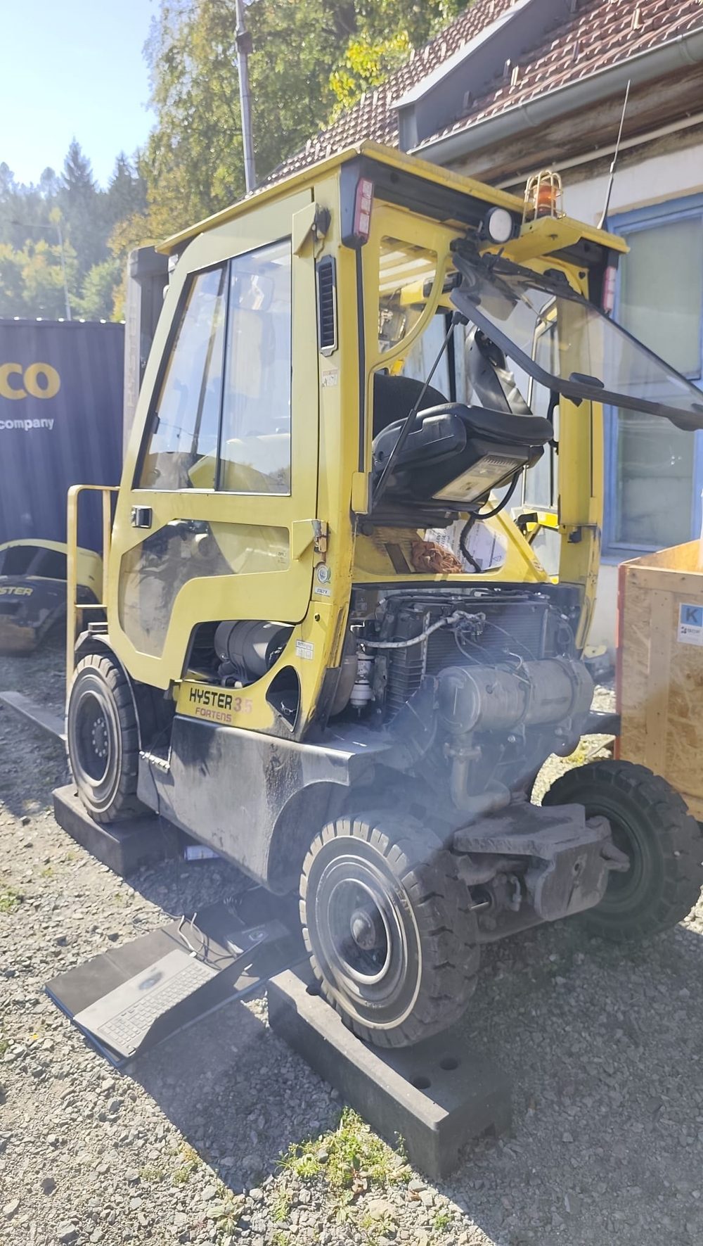 Hyster 3.5FT - deaktivace DPF