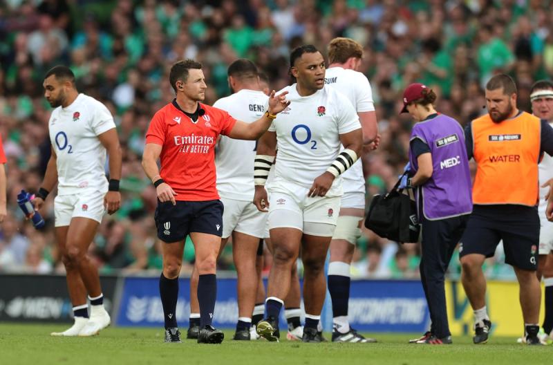 Referee Sending off English Player Post Bunker Decision Rugby
