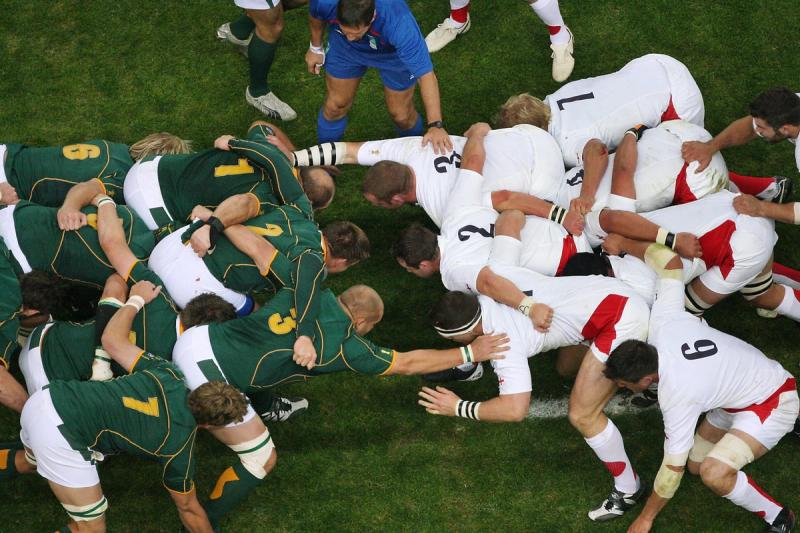 Rugby Scrum South Africa