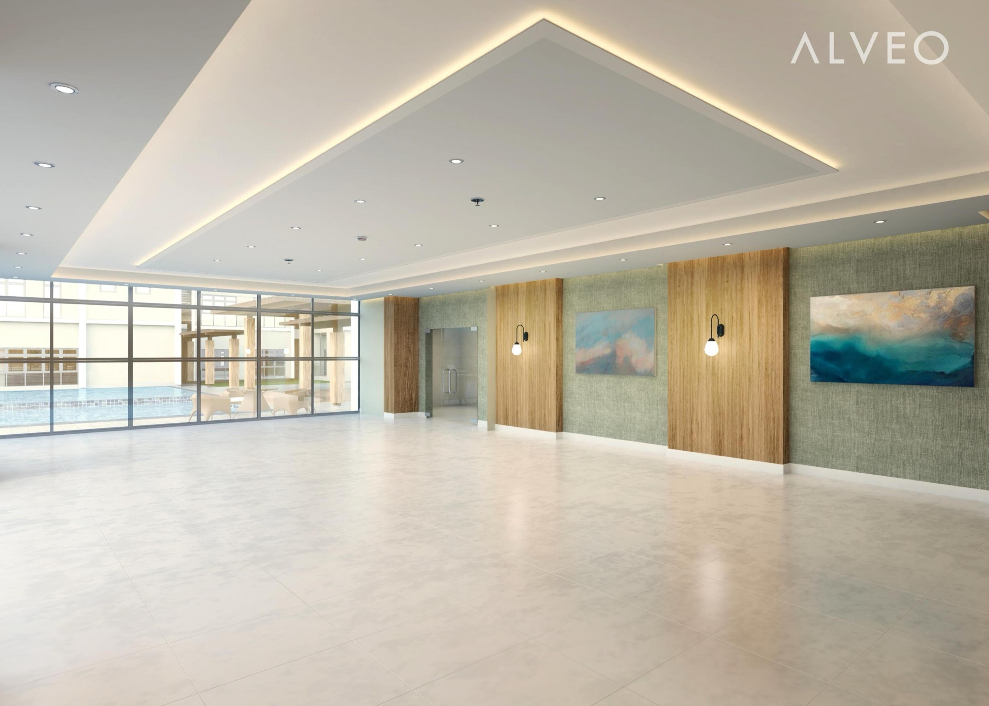 Render of the function room at The Lattice at Parklinks, Pasig City
