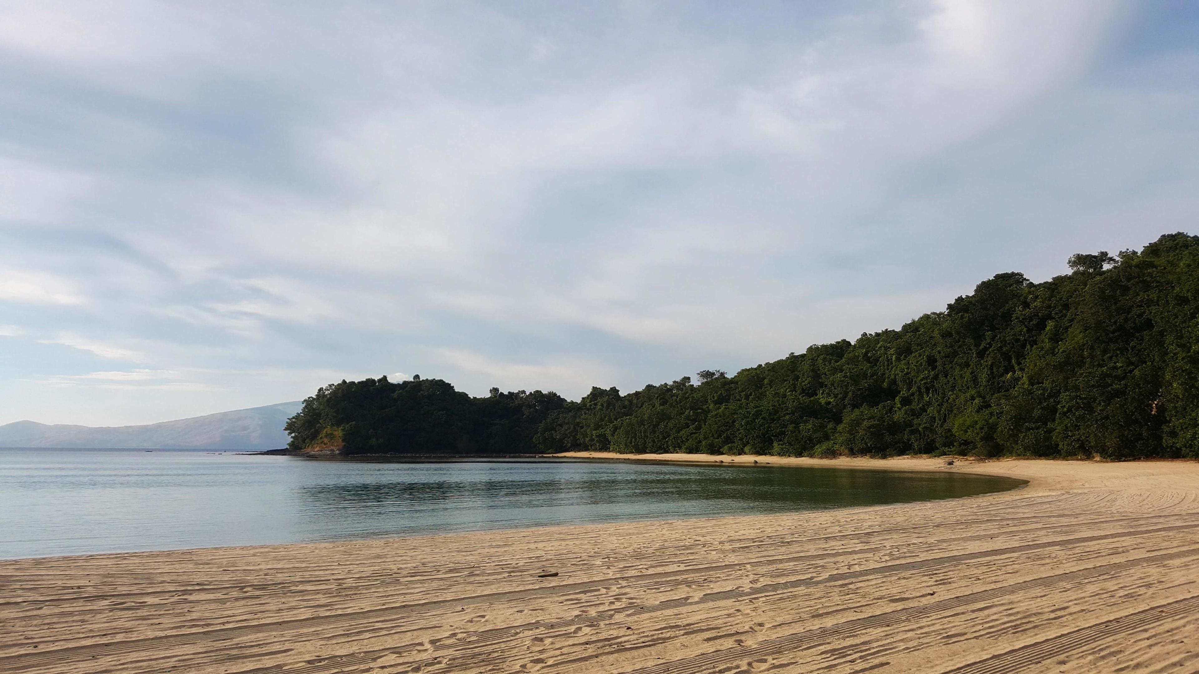 The Anvaya Cove coastline overlooking the West Philippine Sea, Morong, Bataan