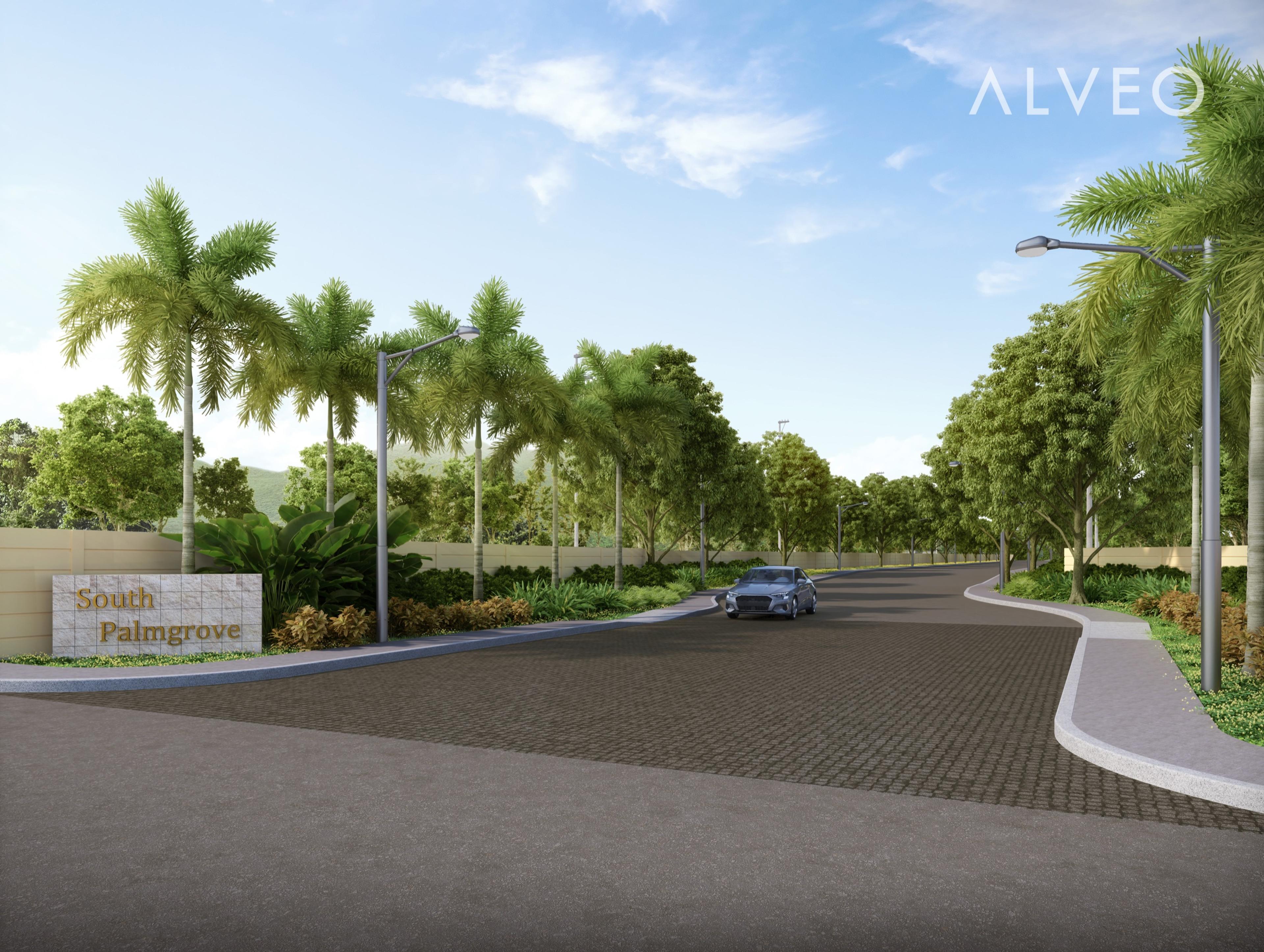 Render of the entrance at South Palmgrove, Lipa, Batangas